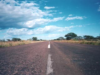 Namibia'97: Straße nach Gobabis